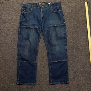 Ariat Men's M5 Double Front Straight Fit & Leg 40x30 Work Wear Double Knee EUC